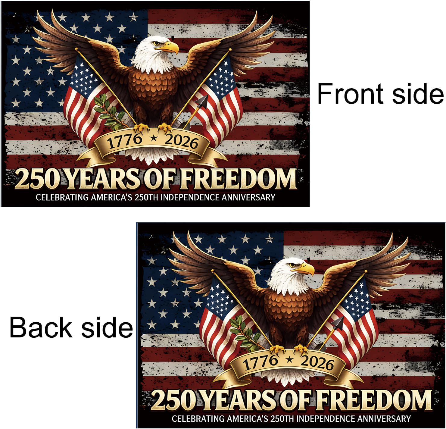 TUOCYERD double-sided design for enhanced visibility from all angles