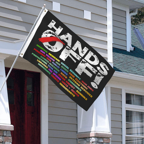 TUOCYERD indoor-outdoor banner offers versatile protest or decor.