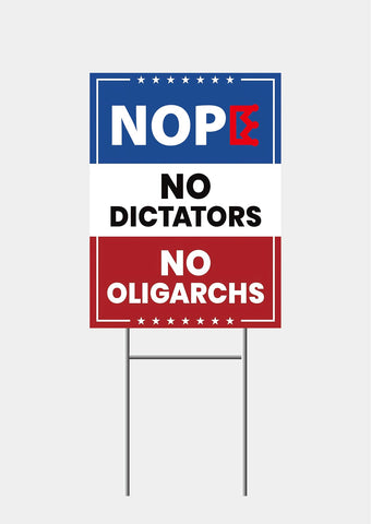 TUOCYERD rally sign in use at an outdoor protest