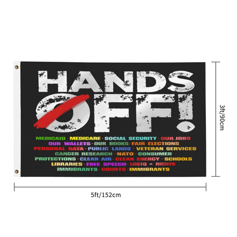 TUOCYERD vibrant protest flag communicates equality at public events.