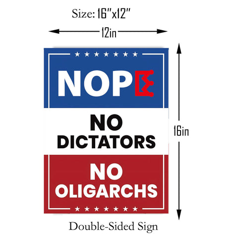 TUOCYERD weatherproof protest sign suitable for rain and sun