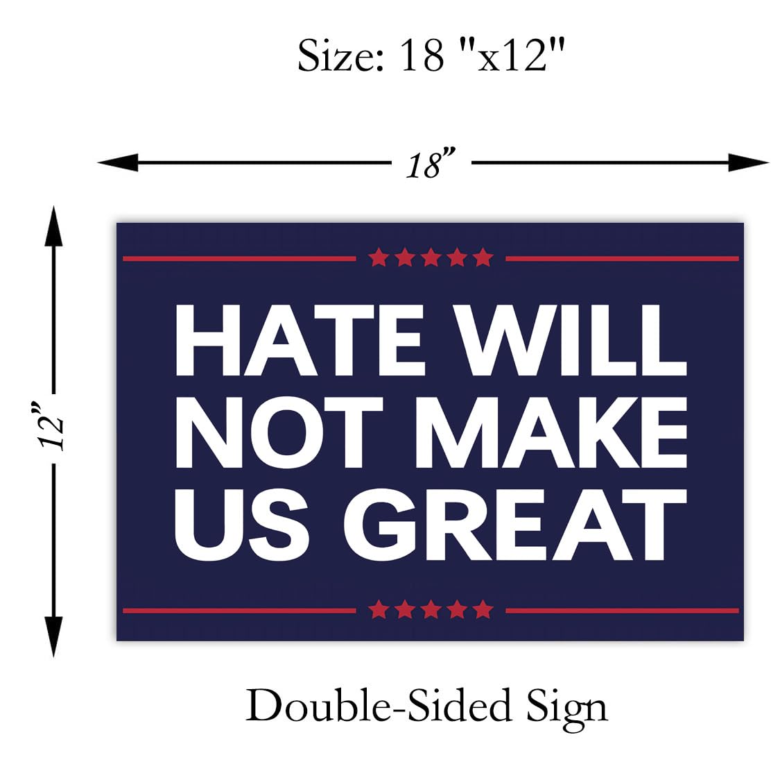 TUOCYERD yard display at a rally shows bold message with high impact.