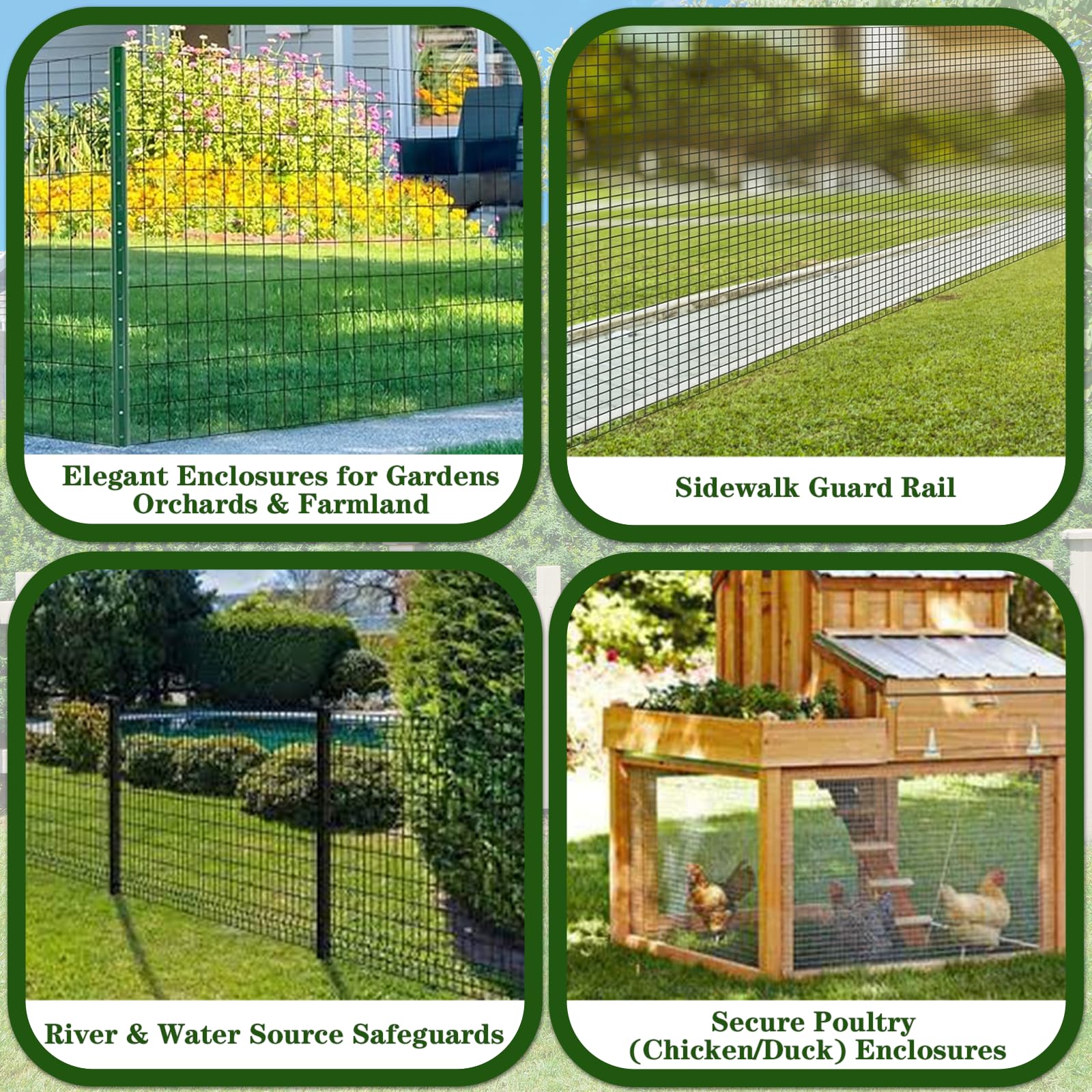 TUOKS black fence blends with landscape and keeps family safe.