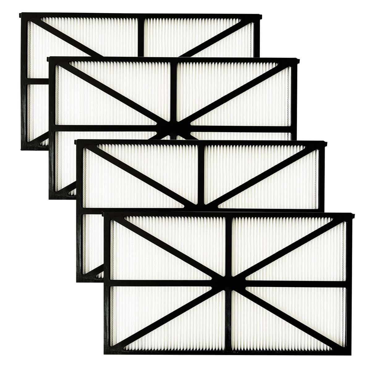 TUOWS RCX70101PAK2 four-pack filter cartridges for TigerShark enhance filtration and maintenance.