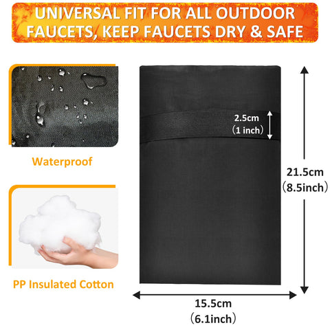 TUPI double-pack outdoor faucet covers on a porch