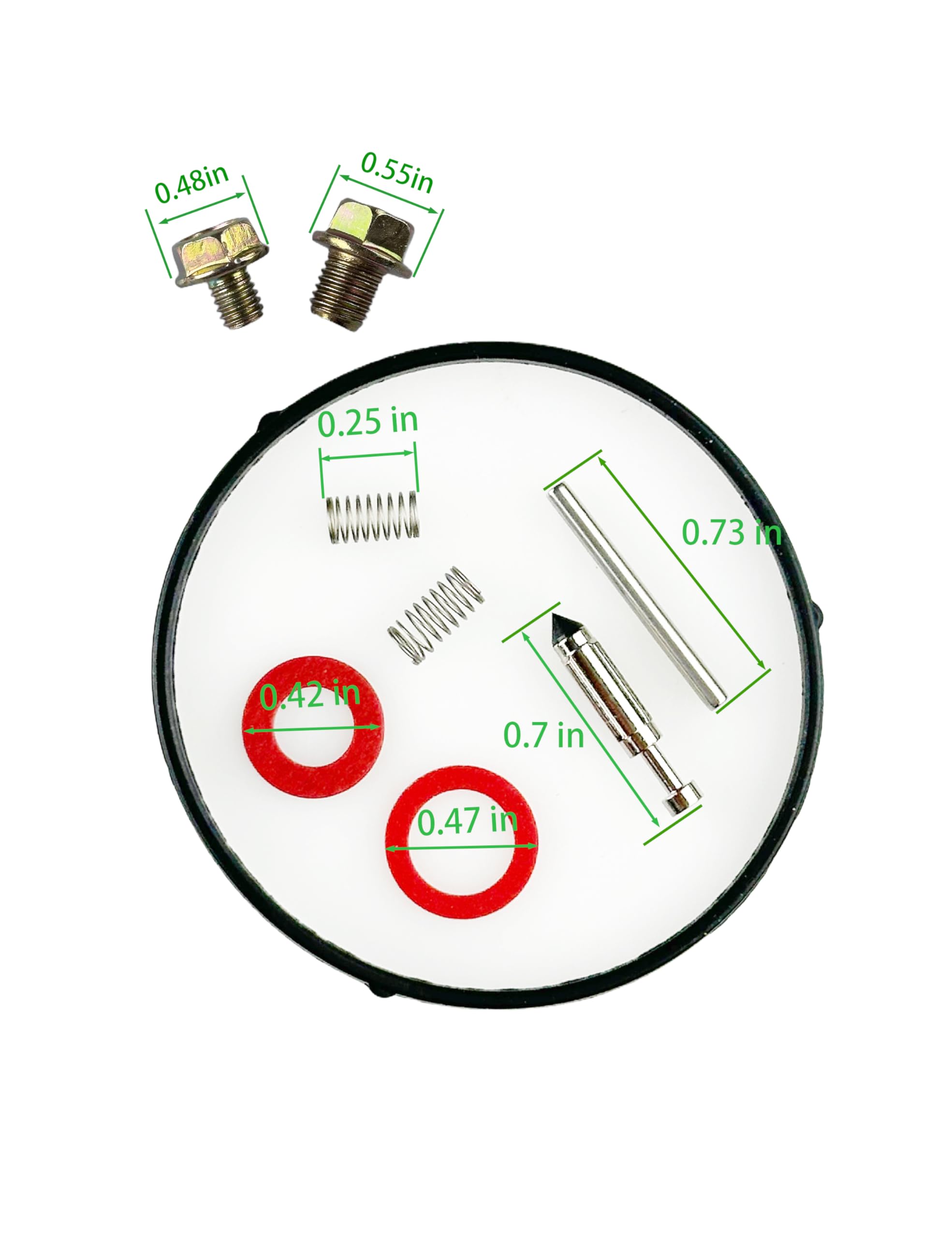 TURBOTUNITY carburetor bowl gasket close-up for reliable seal under rough conditions