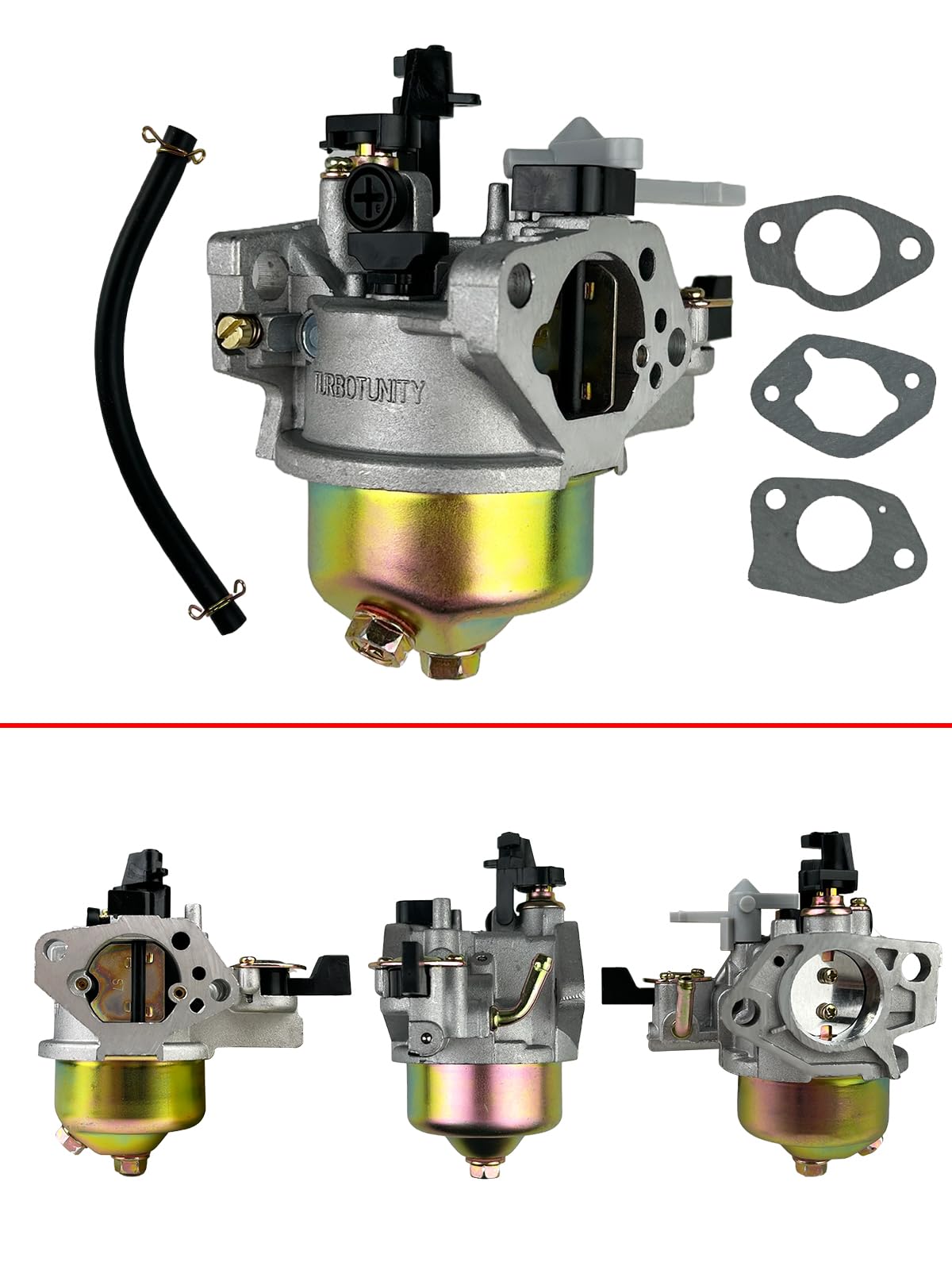 Turbotunity GX390 GX340 compatibility image shows Honda clone fit.