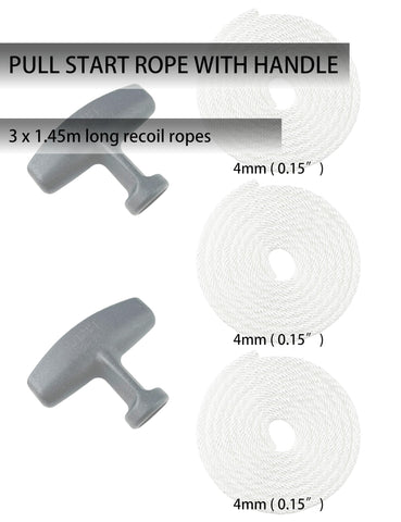 TURBOTUNITY pull cord rope for Honda GX160 engine with reliable recoil