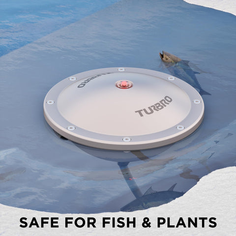 TURBRO indicator light clearly signals heating status for easy monitoring.