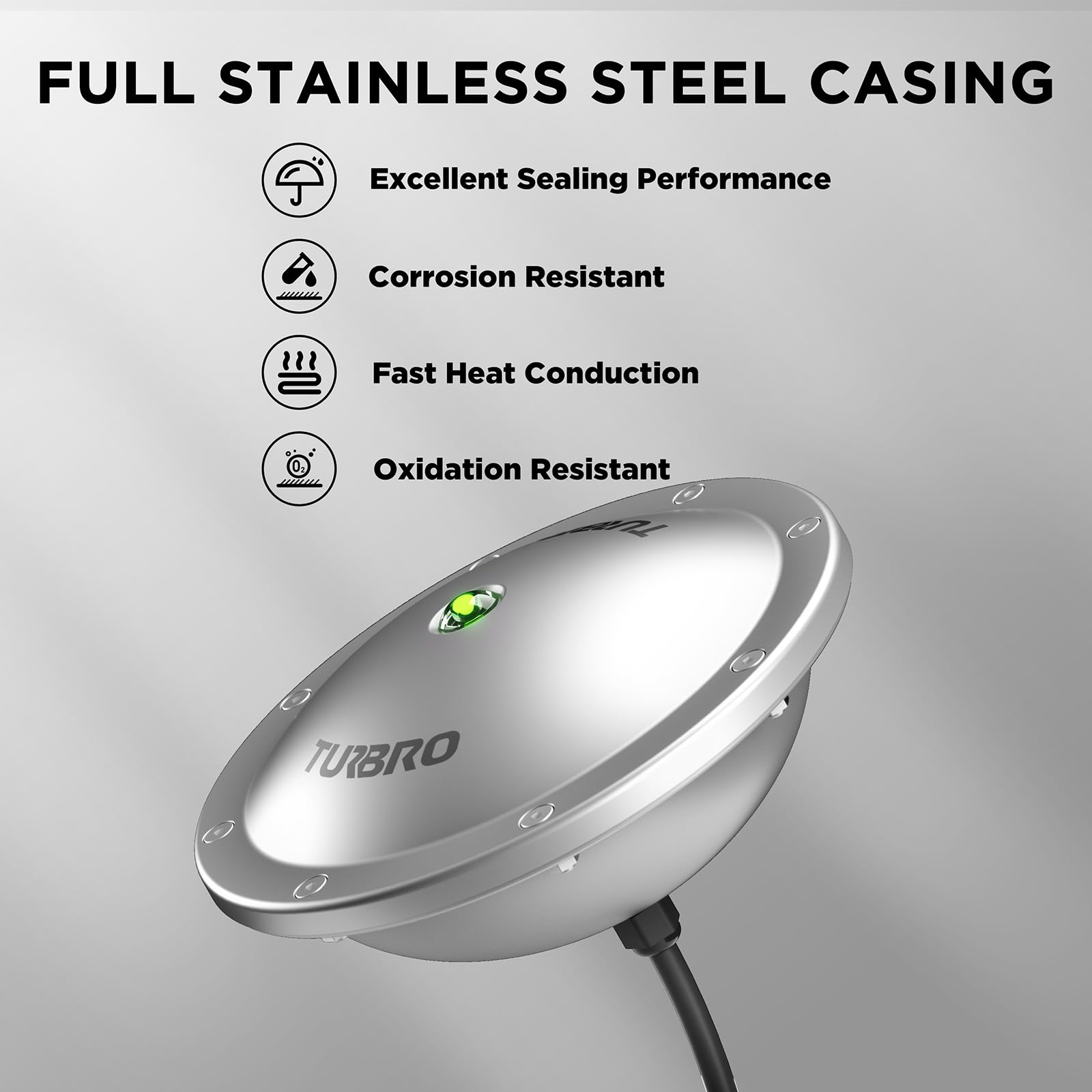 TURBRO de-icer with SCR technology for precise temperature control.