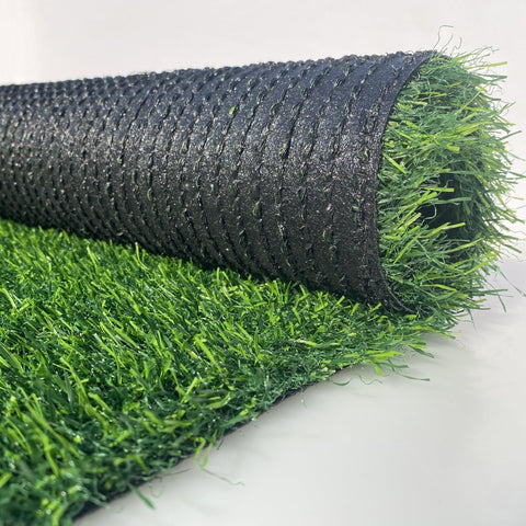 Turfloid artificial grass table runner close-up showing soft, lush fibers for elegant decor