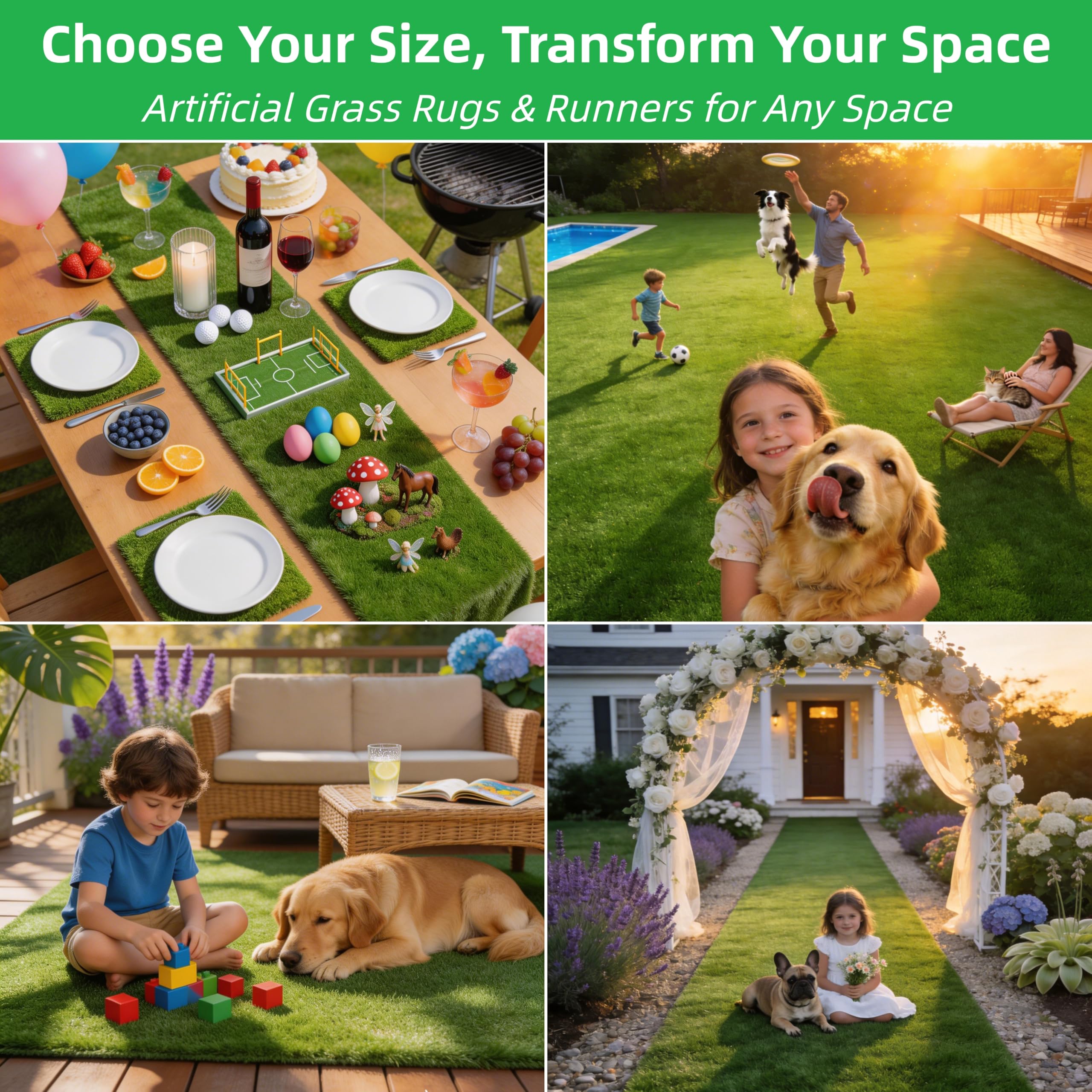 turfloid garden decor application for patio and yard