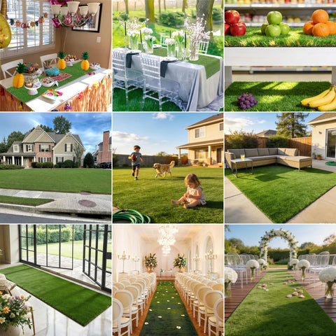 turfloid indoor outdoor use shown on balcony setup