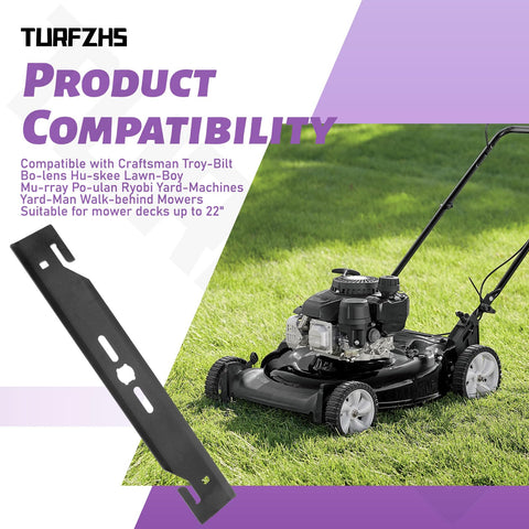 TURFZHS mulching and weed-removal capability in action on a lawn.