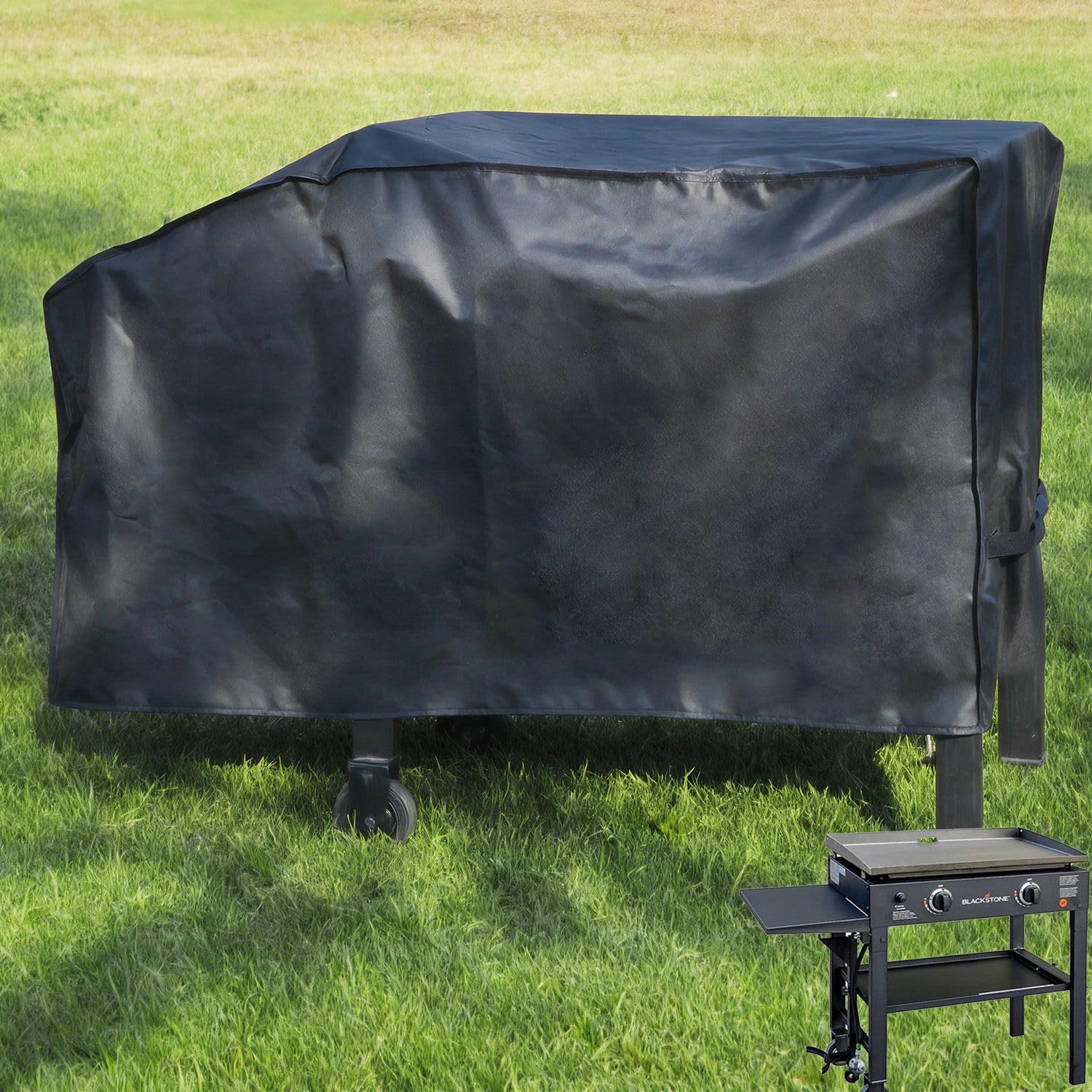 TURLIOARN 600D waterproof canvas cover provides durable outdoor protection