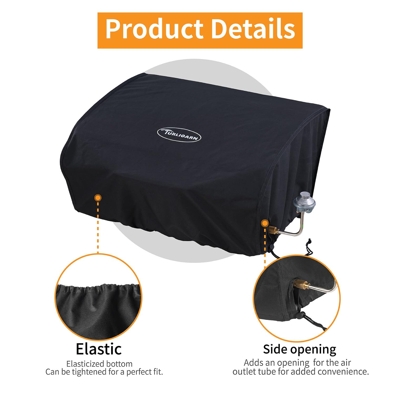 TURLIOARN air outlet opening design detail for precise tray fit and protection.