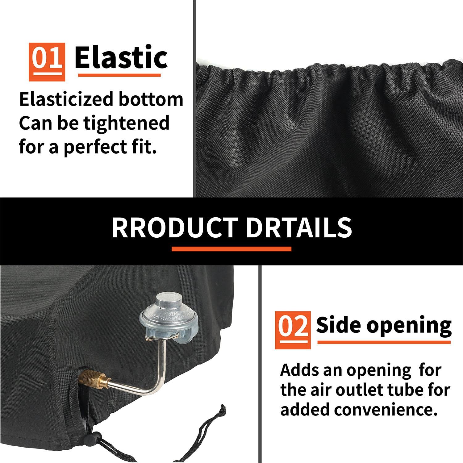 TURLIOARN Air outlet opening design provides better hood fit