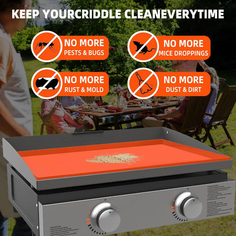 TURLIOARN heavy-duty mat designed for 22-inch Blackstone griddle