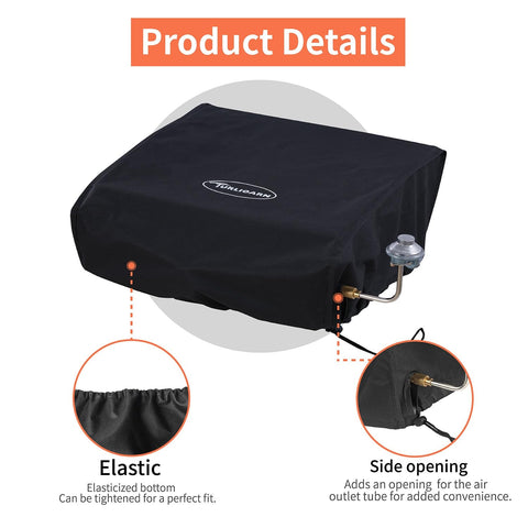 TURLIOARN 600D Oxford fabric close-up shows rugged waterproof material