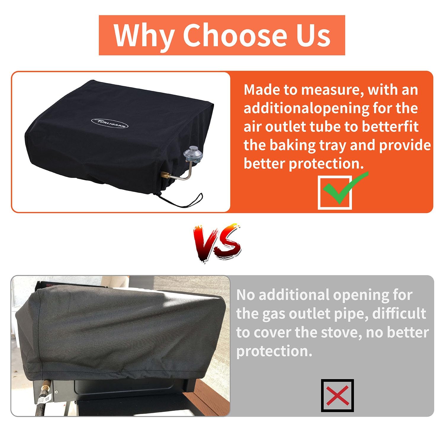 TURLIOARN air outlet opening detail allows better airflow around baking trays