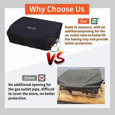 TURLIOARN Windproof cover with drawstring and strap stays secure