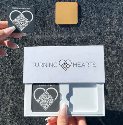 A thoughtful bereavement gift: Turning Hearts memorial keepsake for families.