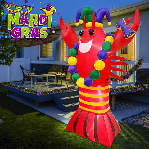TURNMEON durable waterproof polyester Mardi Gras decor for outdoor use