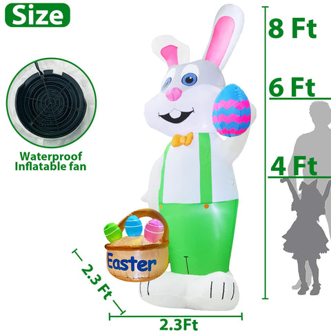 TURNMEON inflatable secured with ground stakes and sandbags for stable placement.
