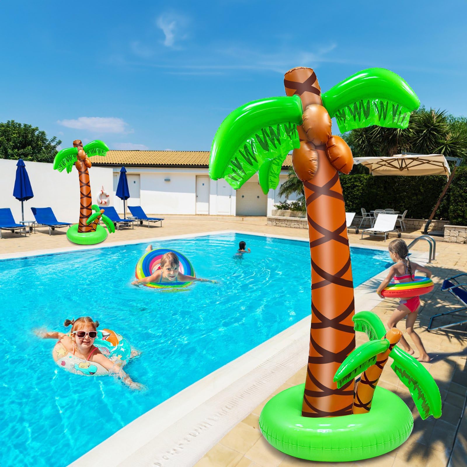 Turnmeon palm tree base with water port for stability during outdoor events