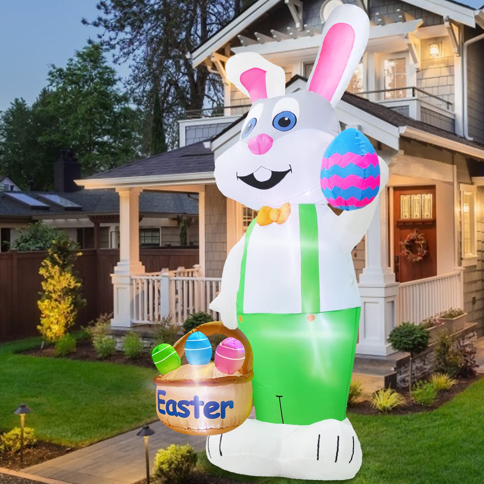 TURNMEON LED lighting enhances nighttime egg hunts and garden celebrations.