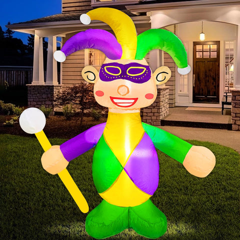 TURNMEON LED close-up shows bright purple, gold, and green lights for festive ambiance.