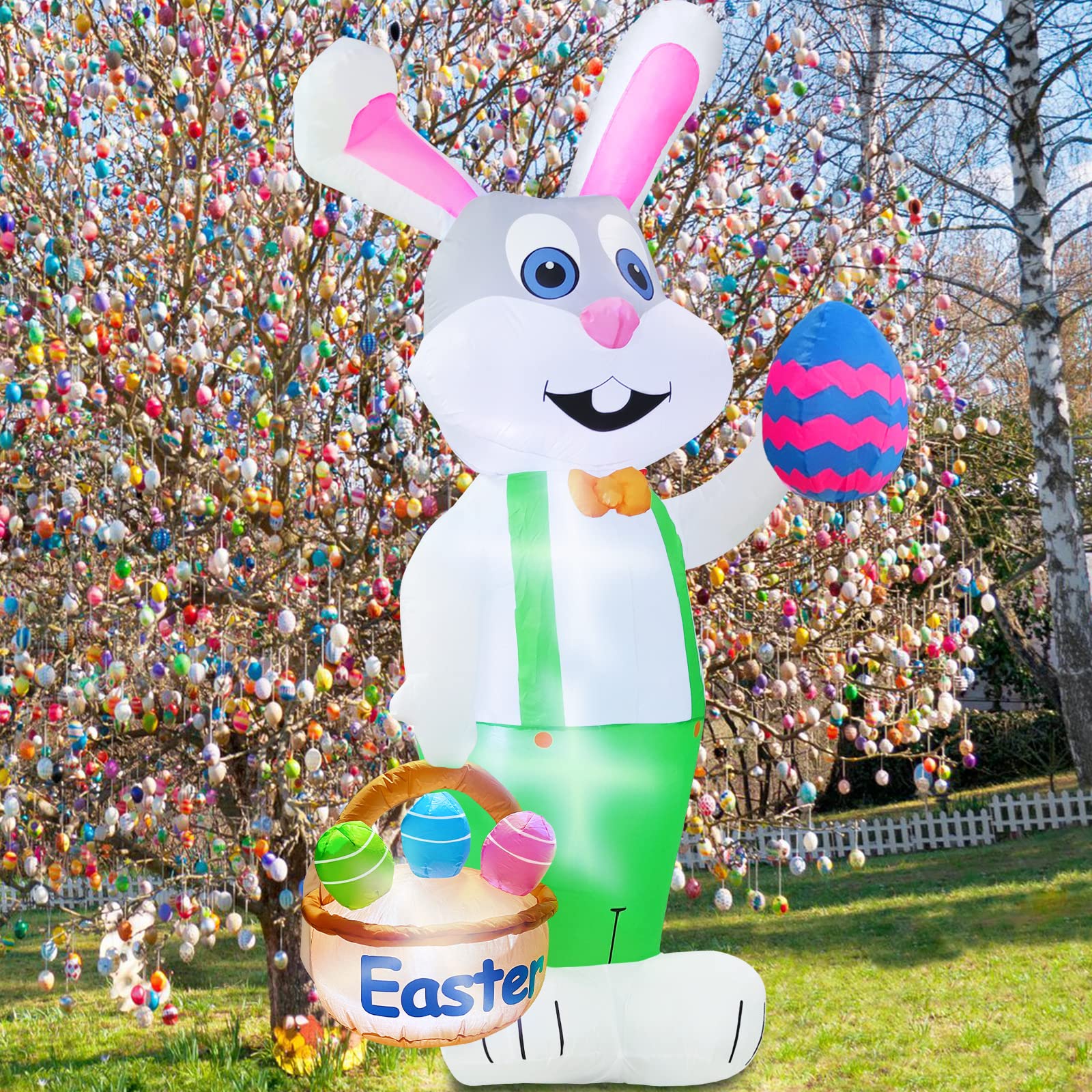 TURNMEON durable nylon fabric suitable for outdoor Easter decoration.
