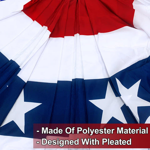 TURNMEON outdoor flag banner made of durable polyester withstands rain and sun.