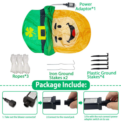 TURNMEON outdoor yard decor leprechaun enhances garden charm