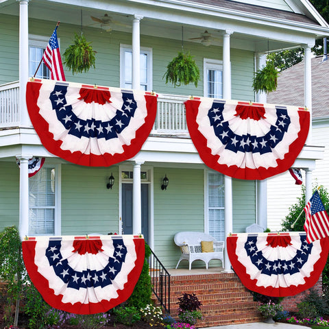 TURNMEON patriotic decor flag for outdoor celebrations, ideal for porches and patios