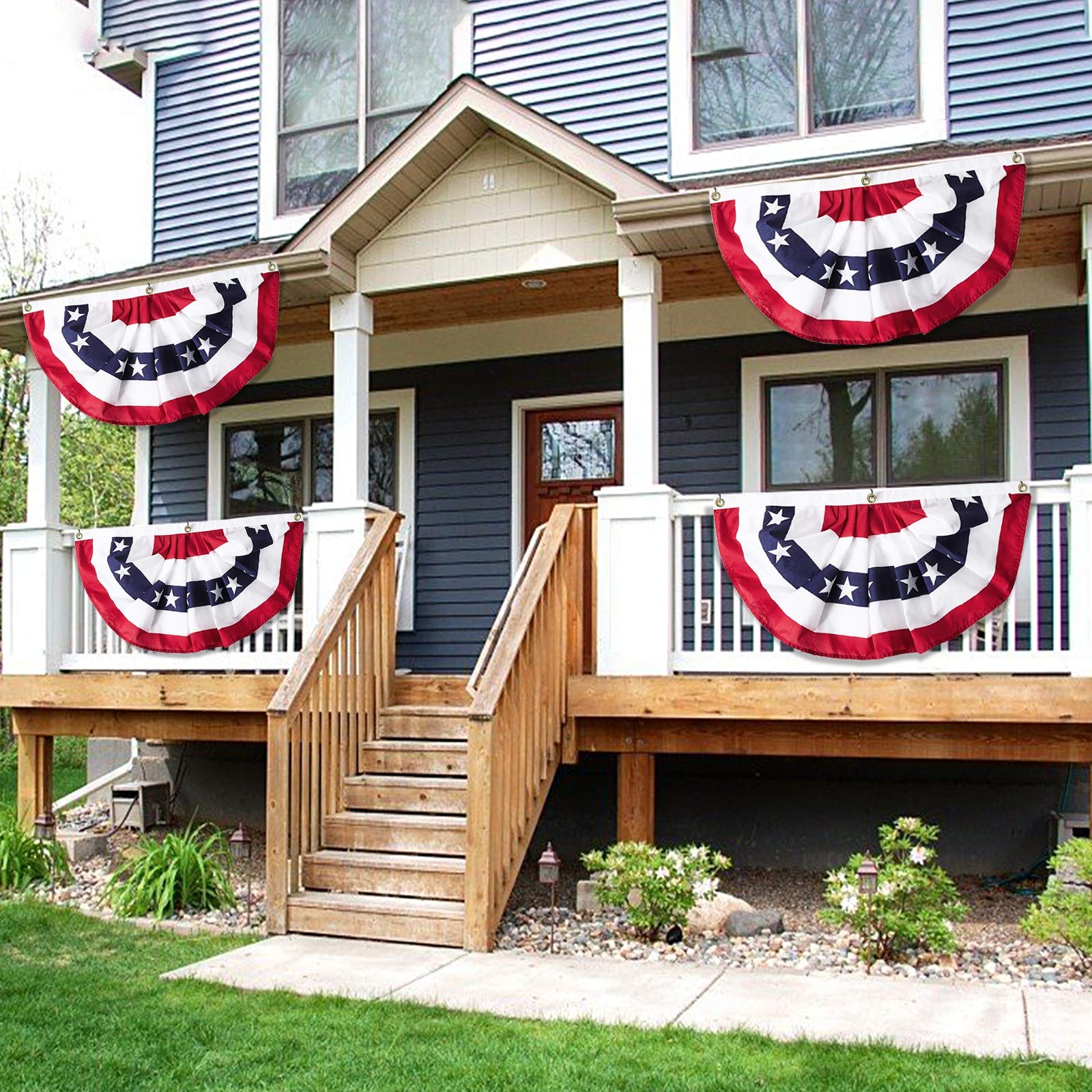 TURNMEON semiquincentennial decor for Memorial Day and Independence Day.