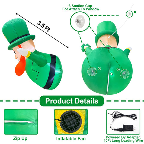 TURNMEON includes tether, suction cups, and plug-in power for mounting.