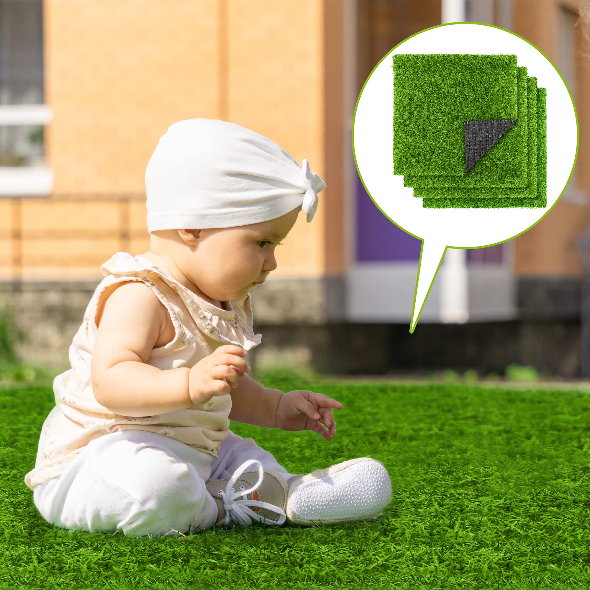 Turstin artificial grass mat patchwork used for creative projects