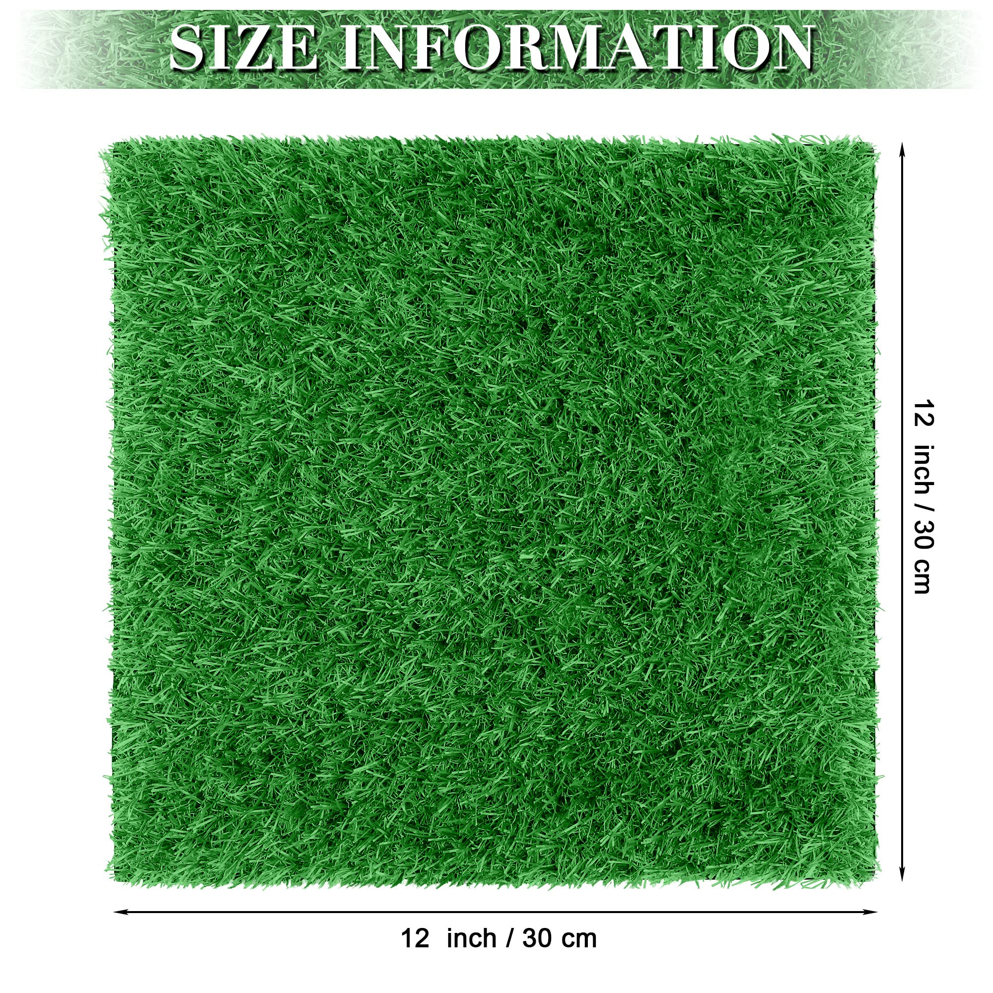 TURSTIN fake turf patch for garden decor and DIY crafts.