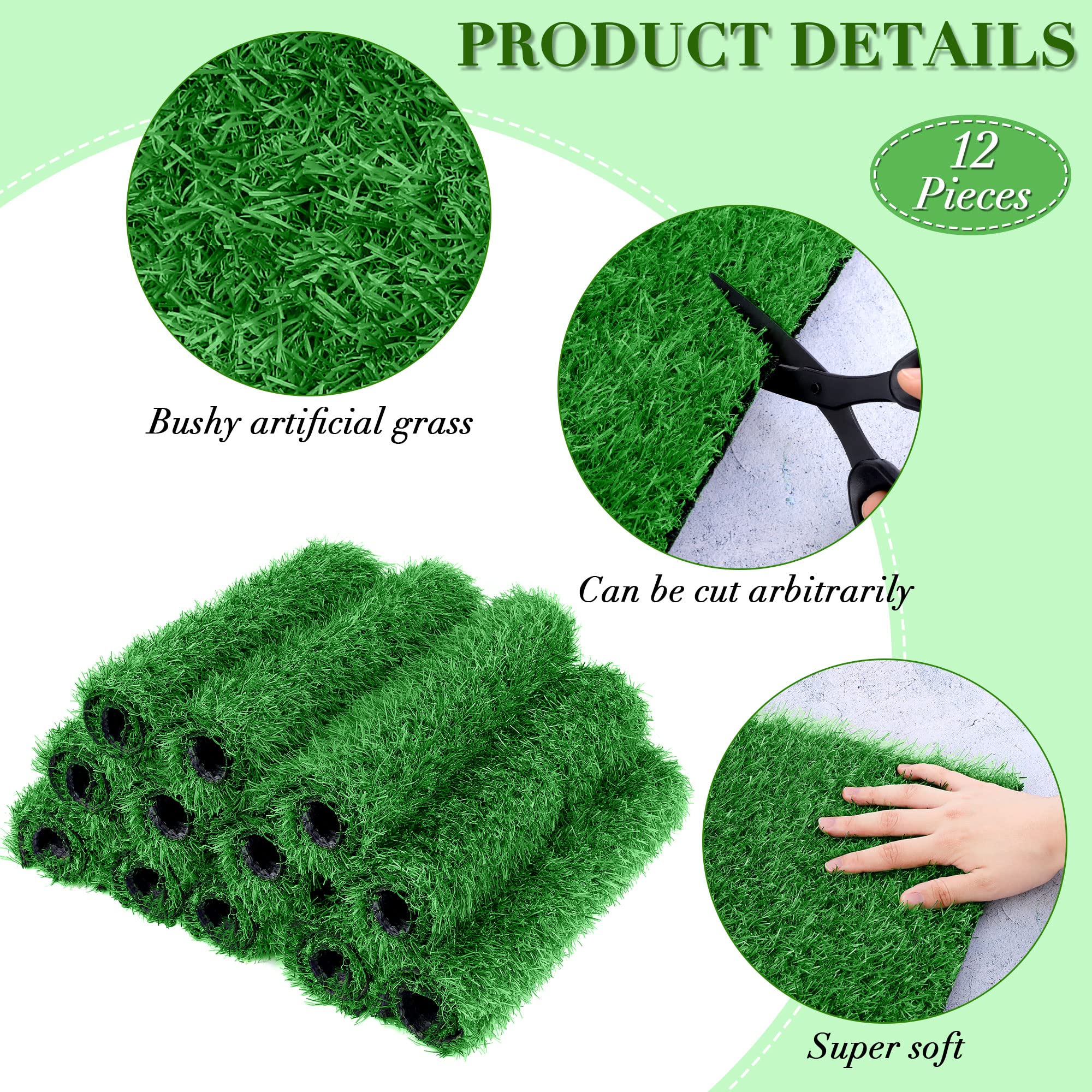 TURSTIN high-density grass tile offers durable, maintenance-free greenery.
