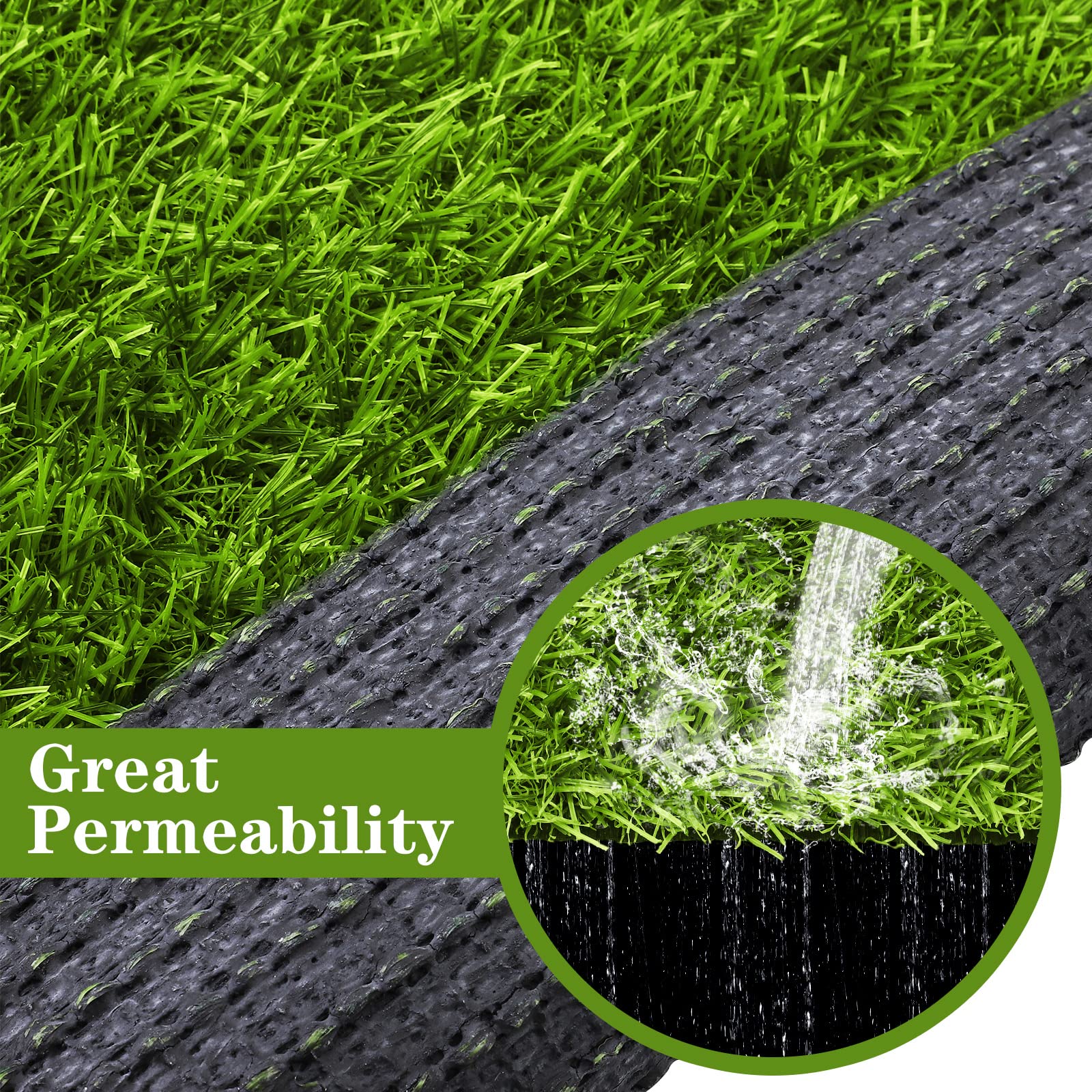 turstin indoor outdoor decor grass patch versatile for walls, coops, or yards