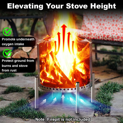 Sturdy stainless steel construction resists rust for durable outdoor use.