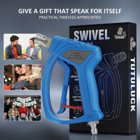 TUTULUCK 25° soft nozzle protects vehicle surfaces while delivering efficient spray.