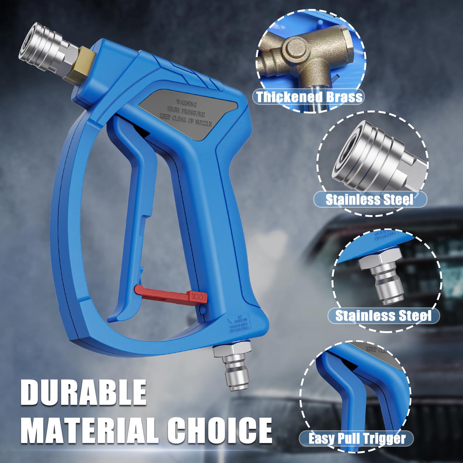 TUTULUCK stainless-steel connectors resist rust for long-lasting use.