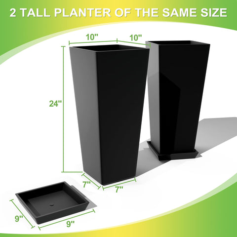 TUYOHW weather-resistant outdoor planter protects plants in any season