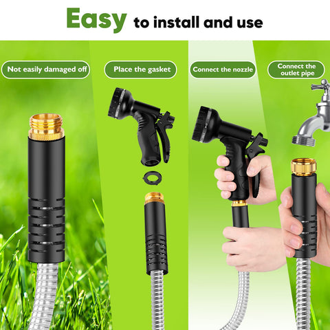 Tuzoc Hose storage hook-ready design keeps spaces tidy.