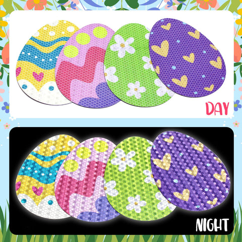 Tuzuaol Easter magnets for fridges, reusable and weather resistant.