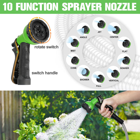 TVKB 2-nozzle set offers versatile spray patterns for watering and rinsing.