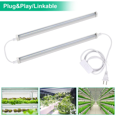 TVTUTPWY T5 grow light strip aluminum body for efficient heat dissipation