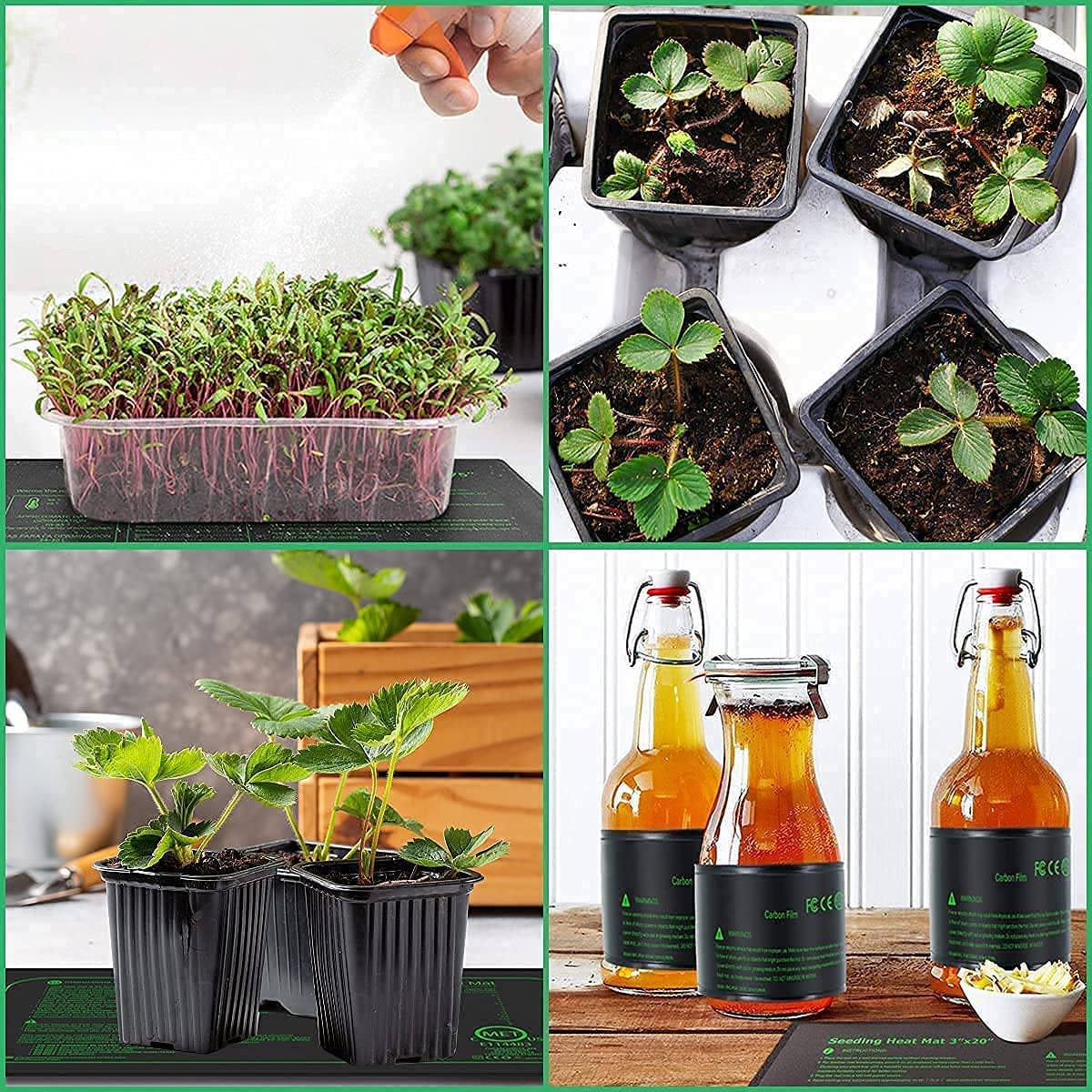 TVTUTPWY durable seedling heating pad material resists wear.